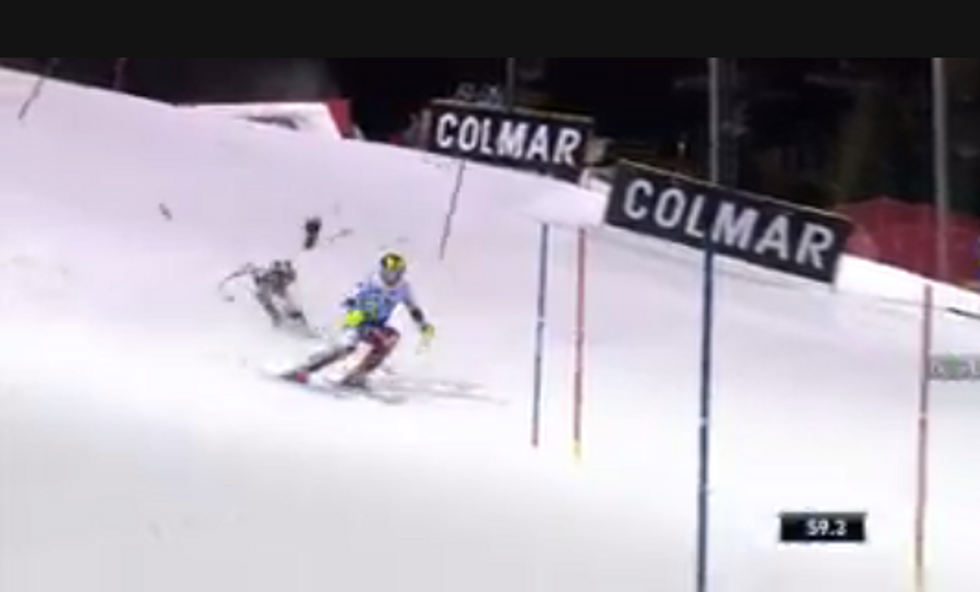VIDEO: Skier Avoids Potential ‘Serious Injury’ by Inches When TV Drone Falls From Sky
