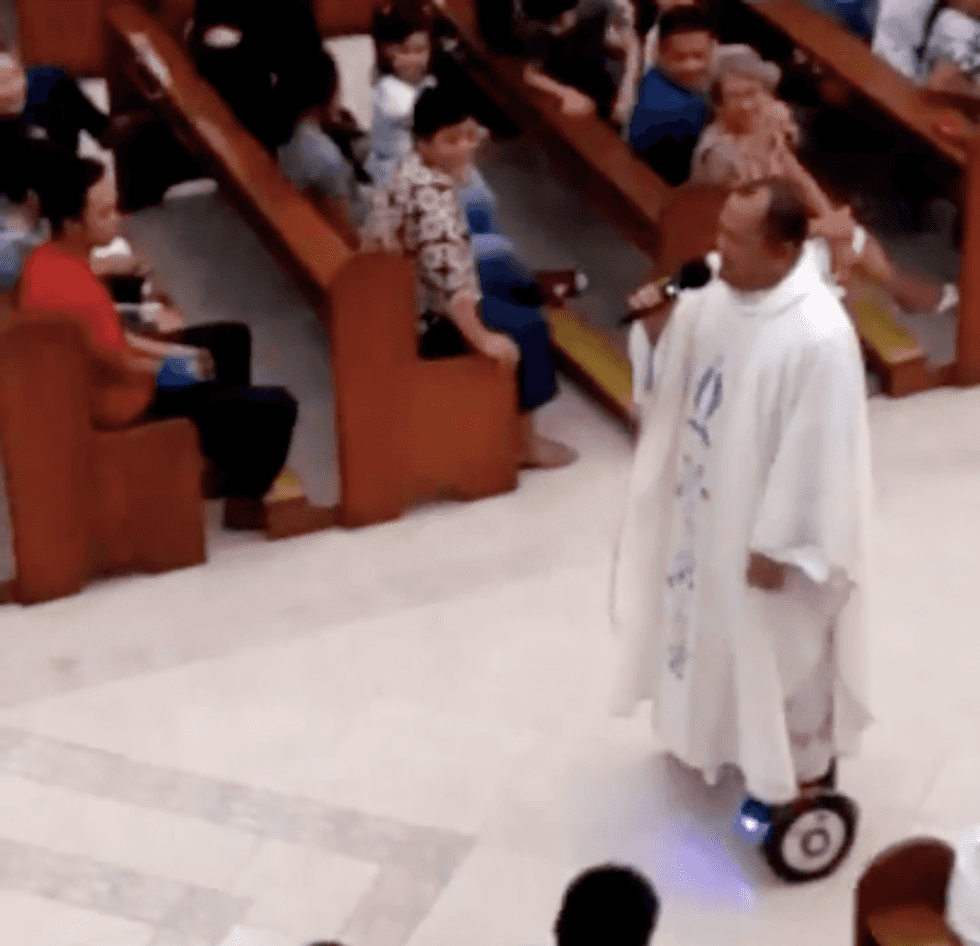 That Was Wrong': Check Out How Riding a Hoverboard Got This Priest Suspended