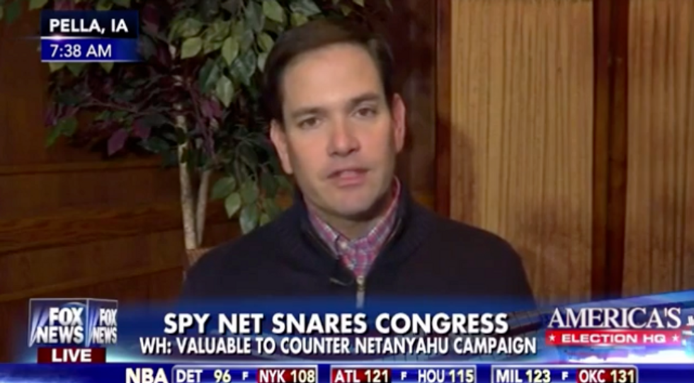 Marco Rubio: NSA Spying on Israel 'Might Be Worse' Than Reported