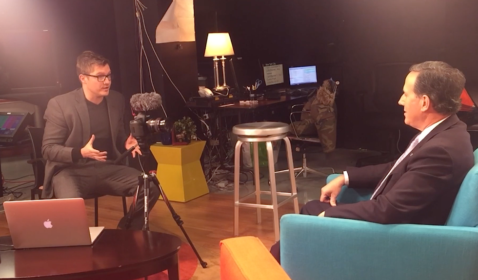 Exclusive: Santorum Slams Cruz for 'Promoting Himself,' Working for 'Own Personal Aggrandizement