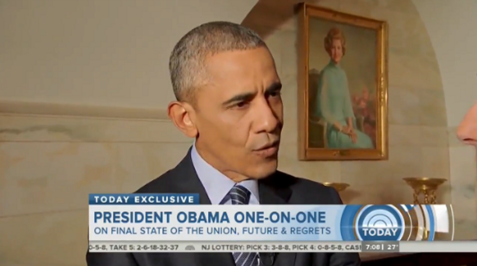 Watch Obama Claim There Are 'No Existential Threats' Facing U.S. as His Presidency Approaches Its End