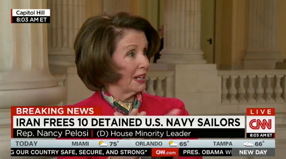 Nancy Pelosi's Questionable Iran Claim While Offering Insight on Detained U.S. Sailors