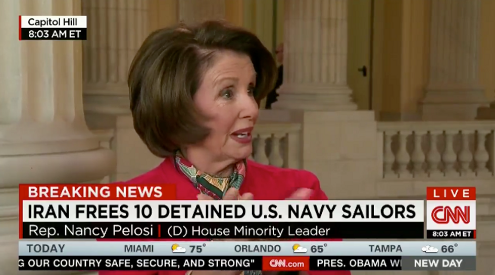 Nancy Pelosi's Questionable Iran Claim While Offering Insight on Detained U.S. Sailors