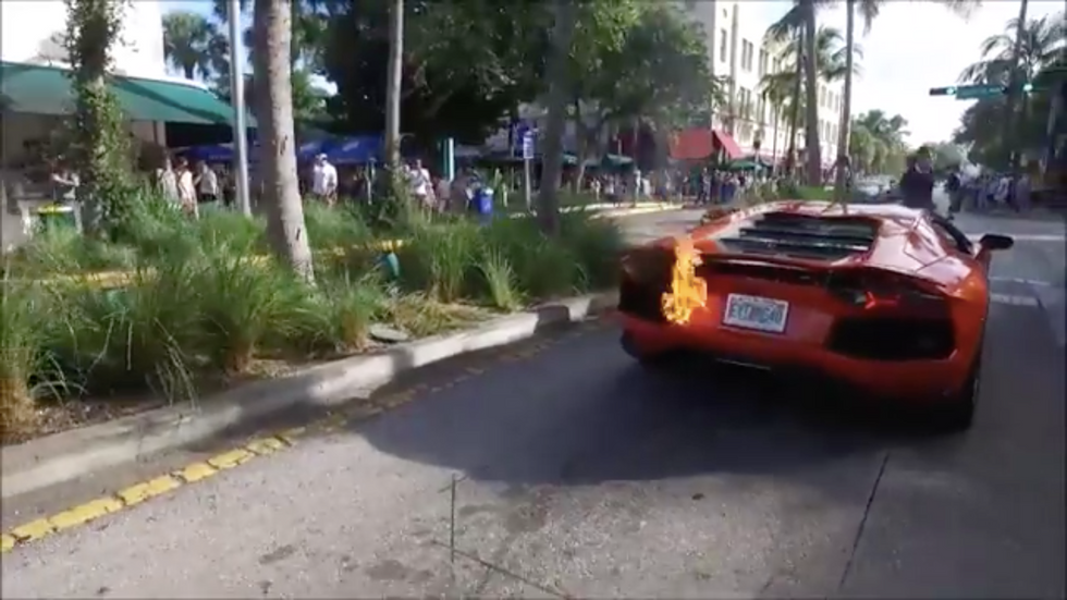 Florida Valet Driver's Attempt to Show Off Lamborghini Goes Terribly Wrong