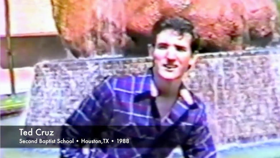 Unearthed 1988 Video Reportedly Shows 18-Year-Old Ted Cruz Outlining His Future 'Aspirations
