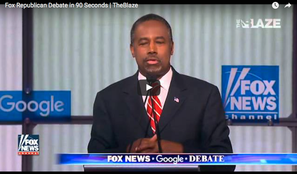 Thursday's Fox News GOP Debate in 75 Seconds