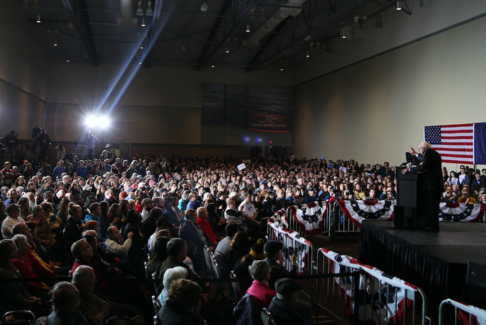Listen to What Bernie Sanders Had To Say About Republican 'Family Values' At An Iowa Rally