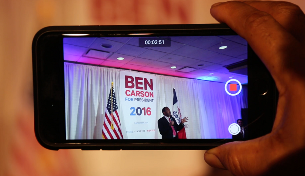 Carson Slams Mystery GOP Rival For Playing 'Dirty Tricks' in Iowa Caucus