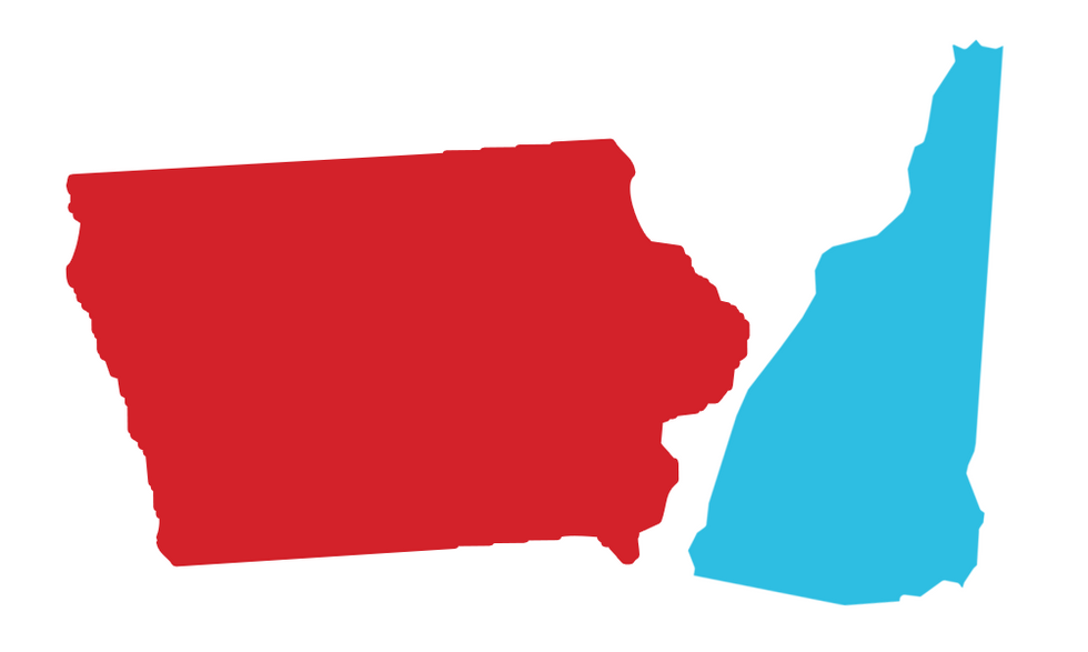 How Well Have Iowa and New Hampshire Done Picking Previous Presidential Nominees?