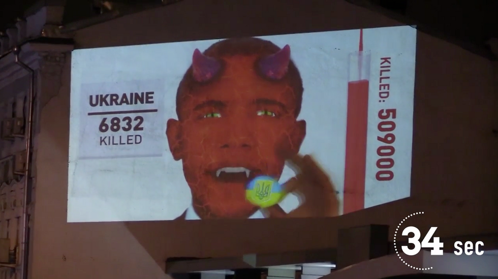 New Video From Russia Depicts Obama as a Mass-Murdering, Devil-like Figure