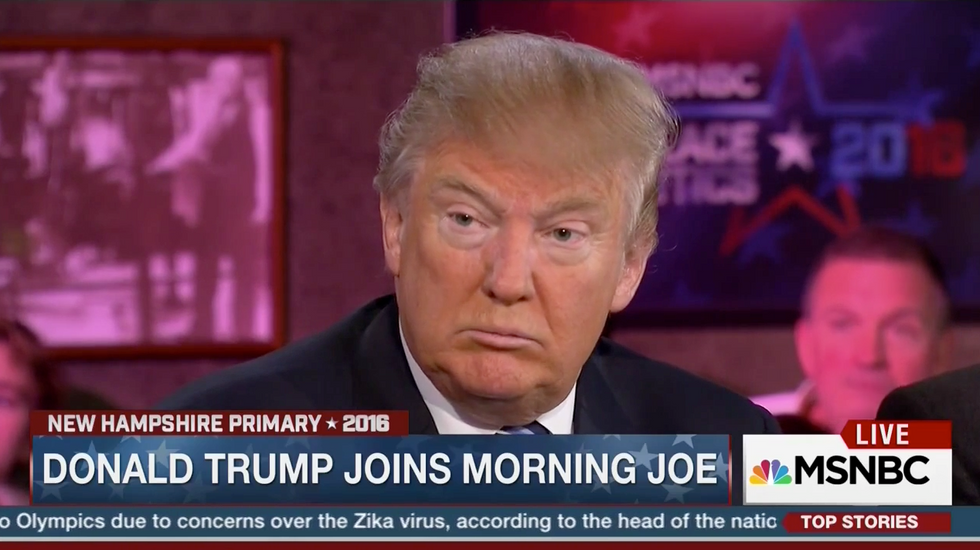 Donald Trump Gets His Turn to Play Word Association — See How He Describes Hillary Clinton