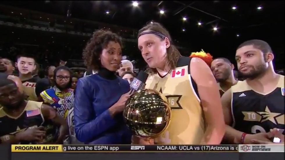 See How ESPN Host Reacts When NBA Celebrity All-Star Player Starts Talking Politics 