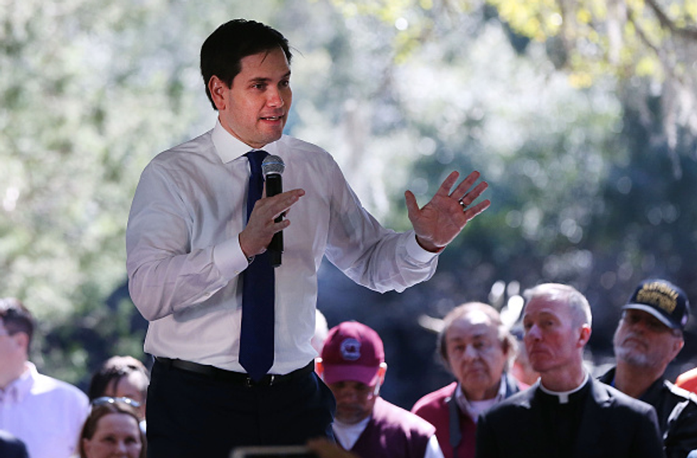 Marco Rubio Slams Hillary Clinton for 'Corporatism,' Appeals to Voters with Calls for 'Limited Government