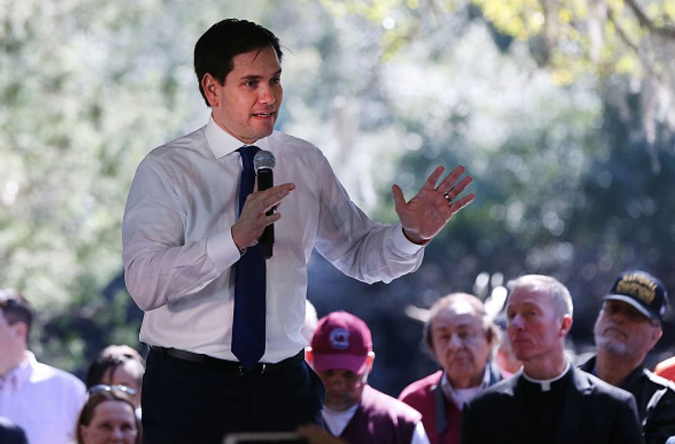 Marco Rubio Slams Hillary Clinton for 'Corporatism,' Appeals to Voters with Calls for 'Limited Government