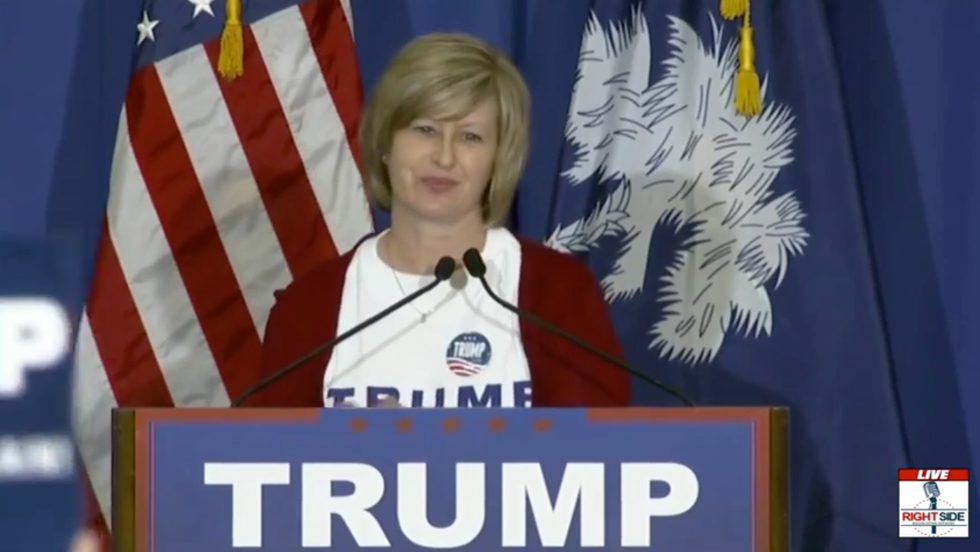 Donald Trump Unexpectedly Invites Woman on Stage to Share Story of What He Did 30 Years Ago After Her Dad Committed Suicide