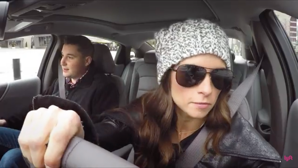 This Is Crazy': NASCAR Driver Danica Patrick Goes Undercover as Lyft Driver