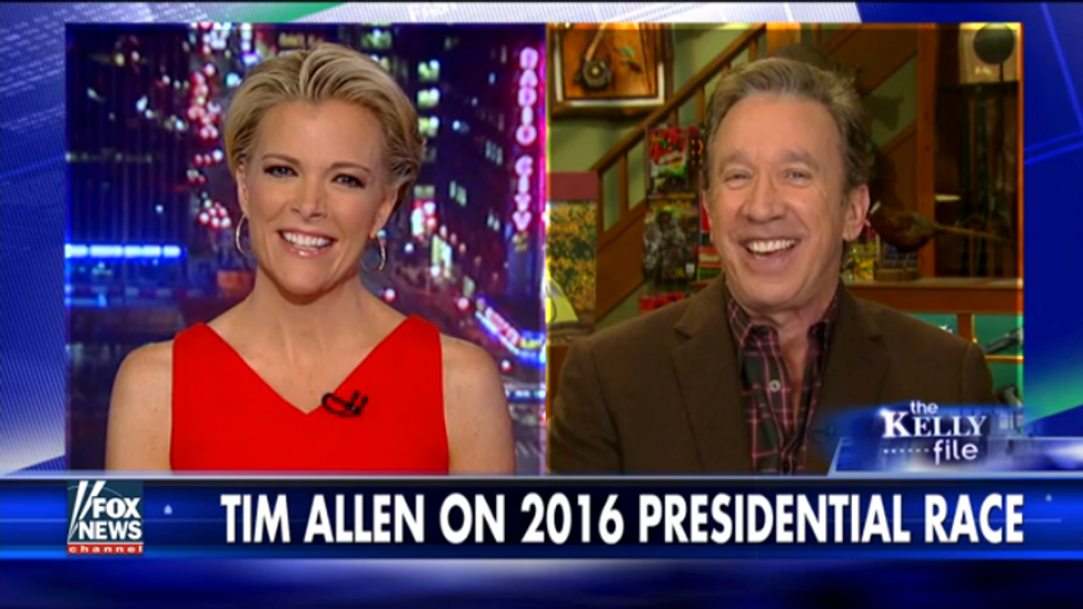 Actor Tim Allen Reveals His Surprise 2016 Pick — and Just Watch His Reaction When He's Asked About Hillary Clinton