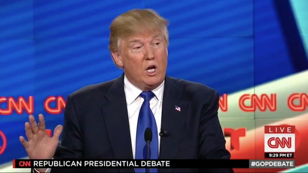 Trump Stands Alone, Offers Mixed Message About Planned Parenthood at GOP Debate
