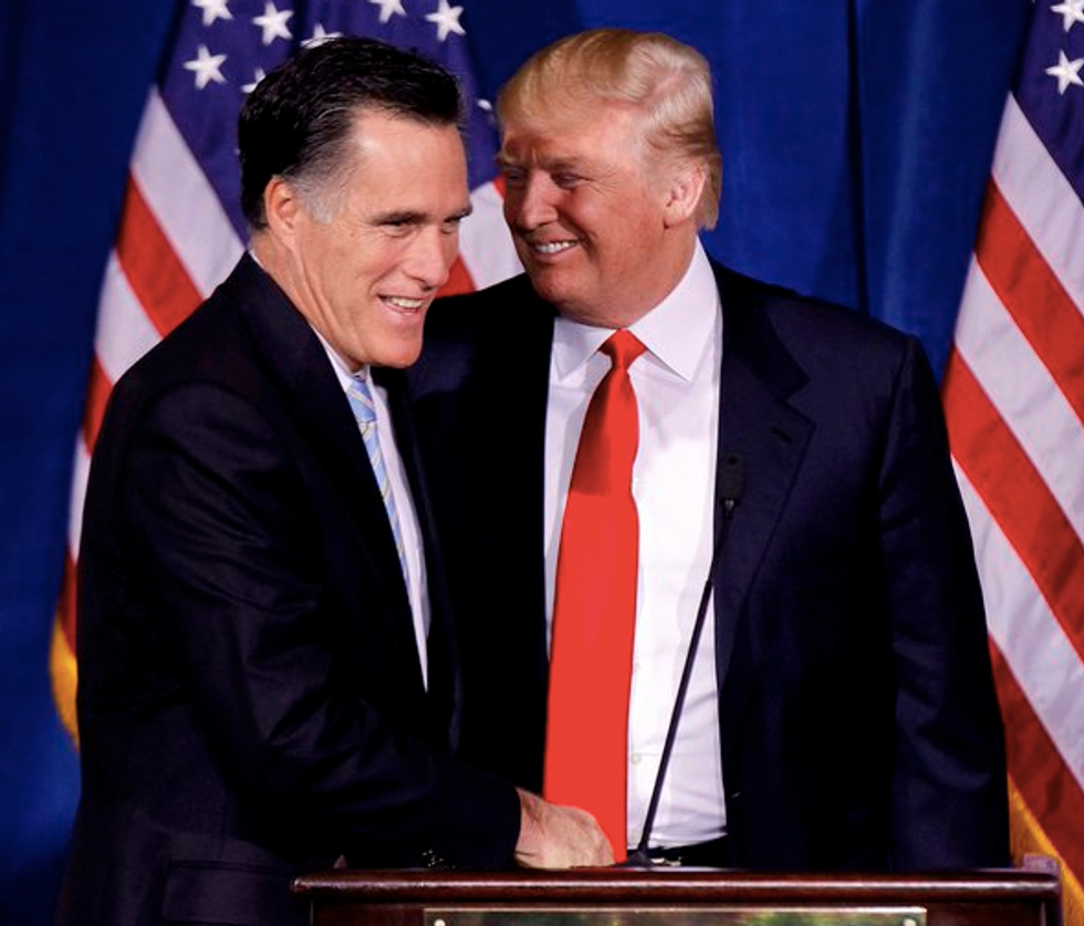 Drudge Jabs Mitt Romney With Video of What the Former GOP Nominee Was Saying About Donald Trump Back in 2012