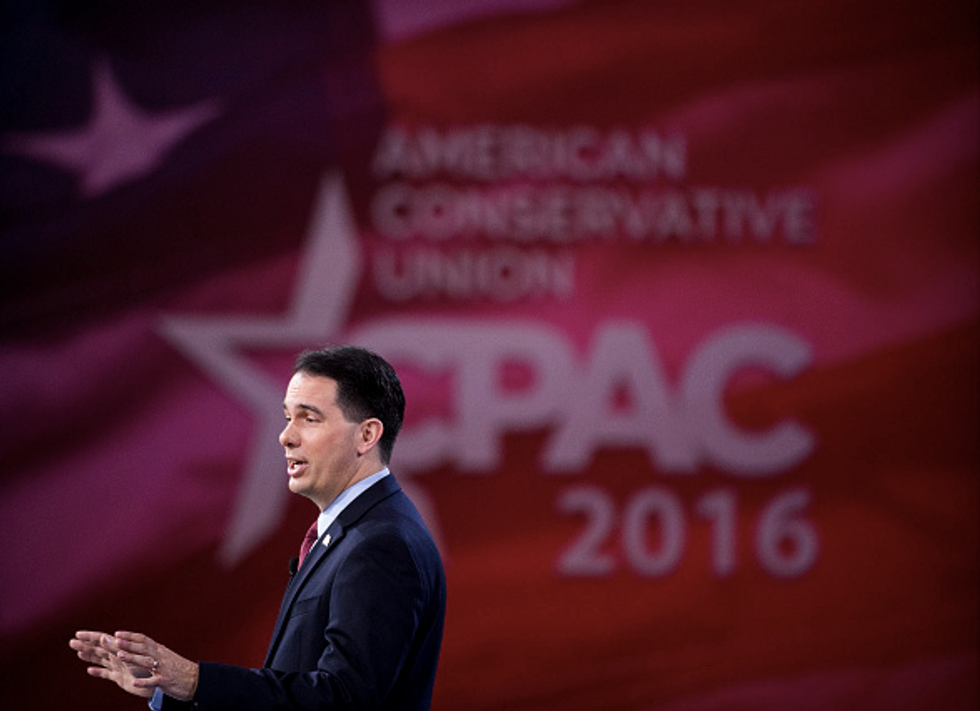 Scott Walker to Conservatives: 'Don't Give Up' on Building Conservatism at State and Local Levels
