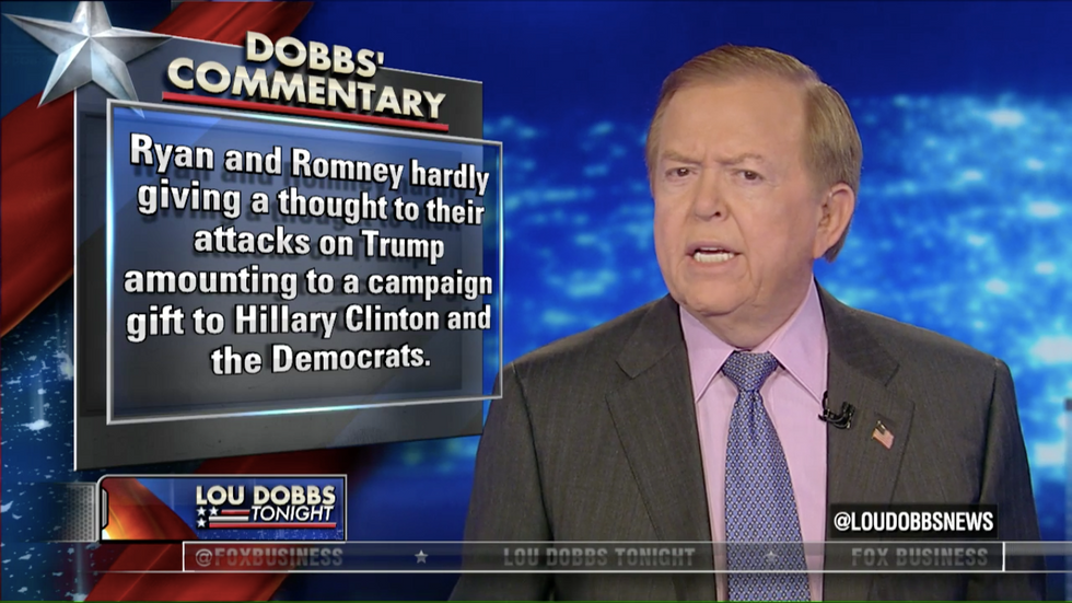The Twosome From Hell': Fox Business Host Excoriates Romney And Ryan on Trump Opposition