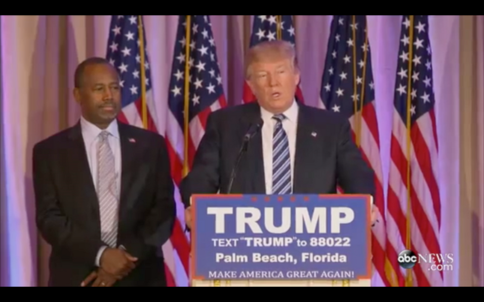 Carson endorses Trump. What has Trump had to say about Carson? 