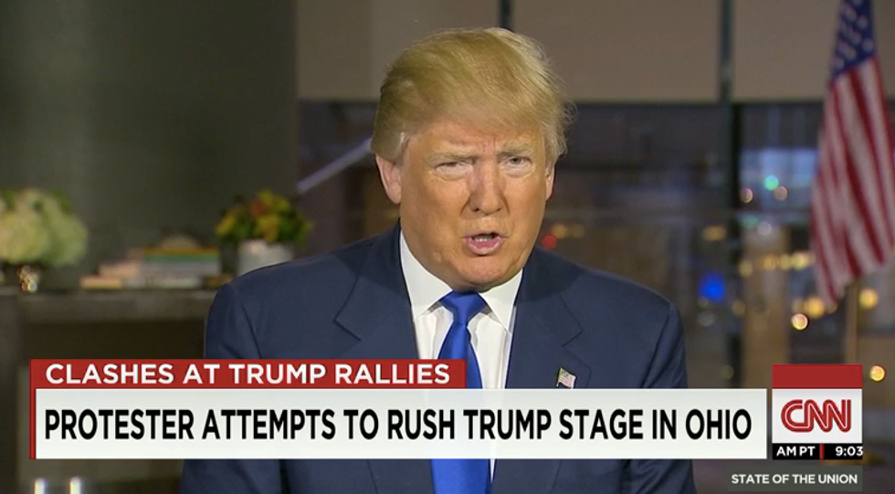 Be Careful Bernie': Trump Accuses Sanders of 'Lying' About Sending His Supporters to Disrupt Trump's Weekend Rallies