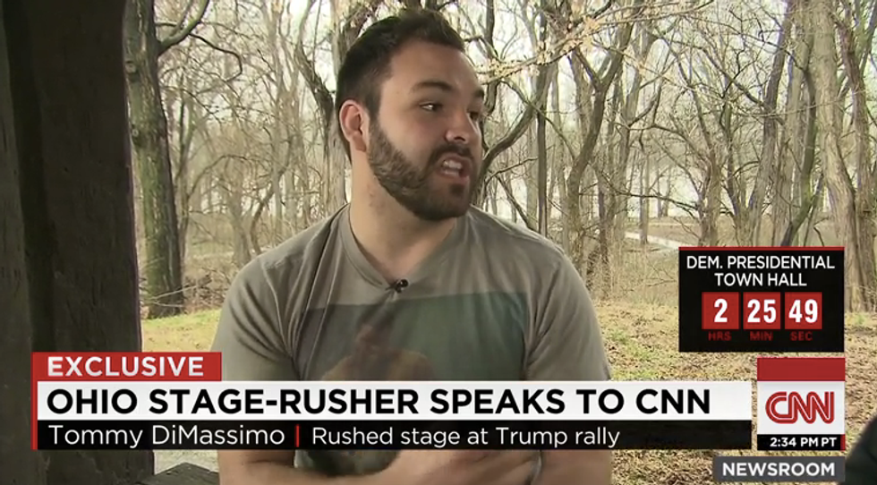 Man Who Rushed Stage During Trump Rally Reveals Why He Attempted That Kind of Protest