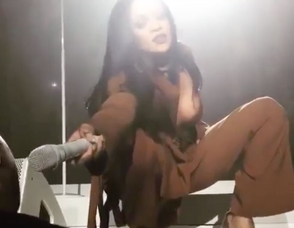Rihanna Briefly Gives Fan the Mic During Concert — She Wasn't Ready for What He Did With the Rare Opportunity