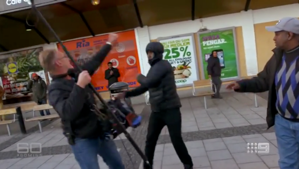 See What Happens Just Moments After '60 Minutes Australia' Crew Arrives in Predominantly Immigrant District of Stockholm