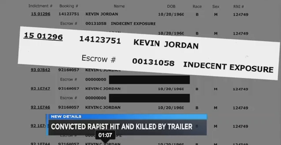 Witness Says Violent Sex Offender Killed in 'Ironic' Freak Accident