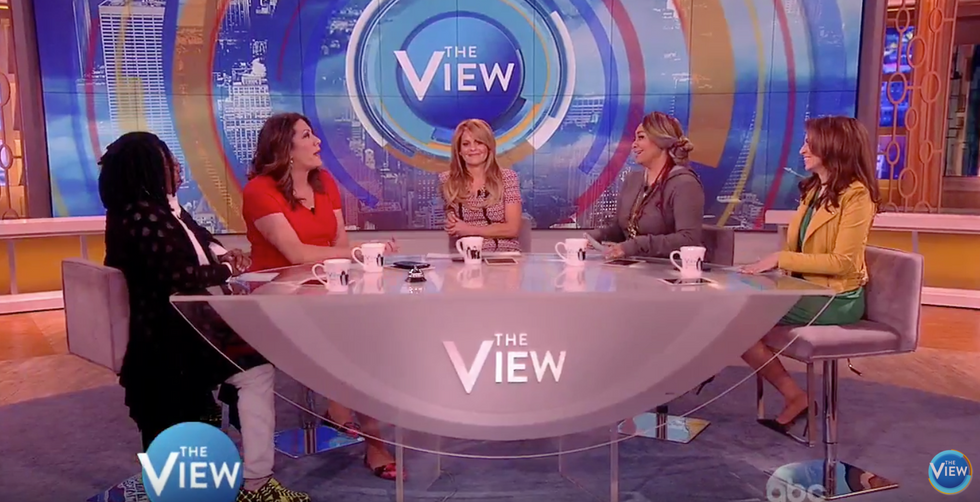 'The View' Co-Host Says It'd Be 'Satisfying' If Cruz Really Cheated on His Wife — Then, She Gets an Earful From Christian Actress