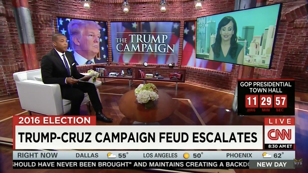 CNN Host Slams Trump Spox Katrina Pierson for 'Good Spin' on Billionaire's Attack Against Heidi Cruz