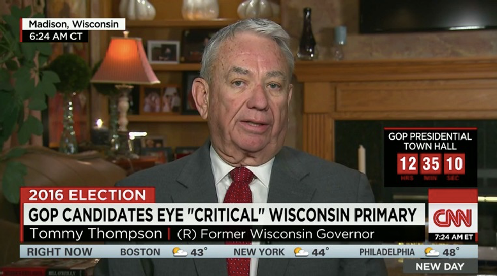 Former Wisconsin Governor Has Harsh Prediction About Cruz, Trump Ahead of Badger State Primary