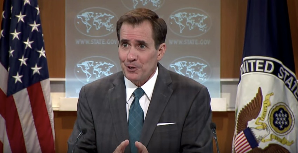 State Dept. Spox Gets Into Tense Exchange With Reporter When Pressed on 'Ridiculous Claim' of U.S. Plot to Overthrow Foreign Gov't