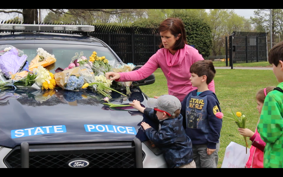 Paying tribute to a fallen hero: Virginia State Trooper Chad Dermyer