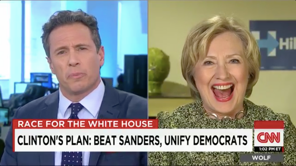 Clinton Bursts Into Laughter When Asked if Her Political Ambitions Could 'Destroy the Democratic Party