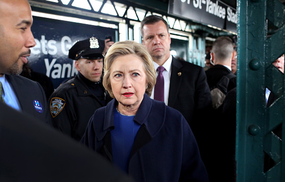 Clinton Could Technically Face Charges for Breaking NYC Subway Rules