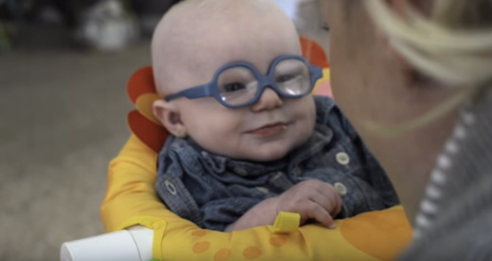 Watch the Moment This Baby With Severely Impaired Vision Sees His Mom for the First Time