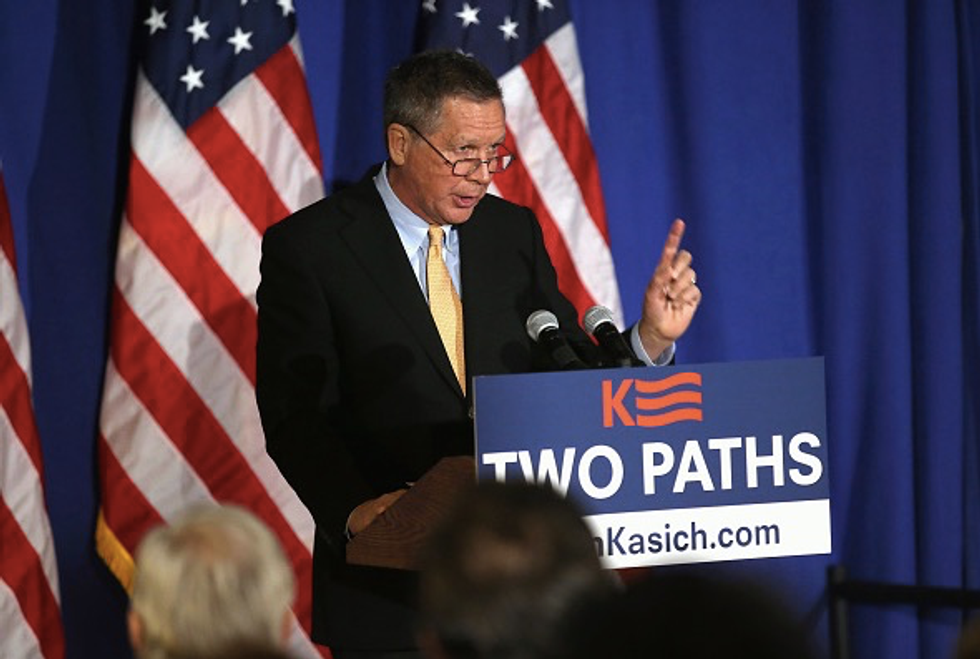 Kasich Slams GOP Rivals in New York Speech: 'Not Worthy of the Office They Are Seeking