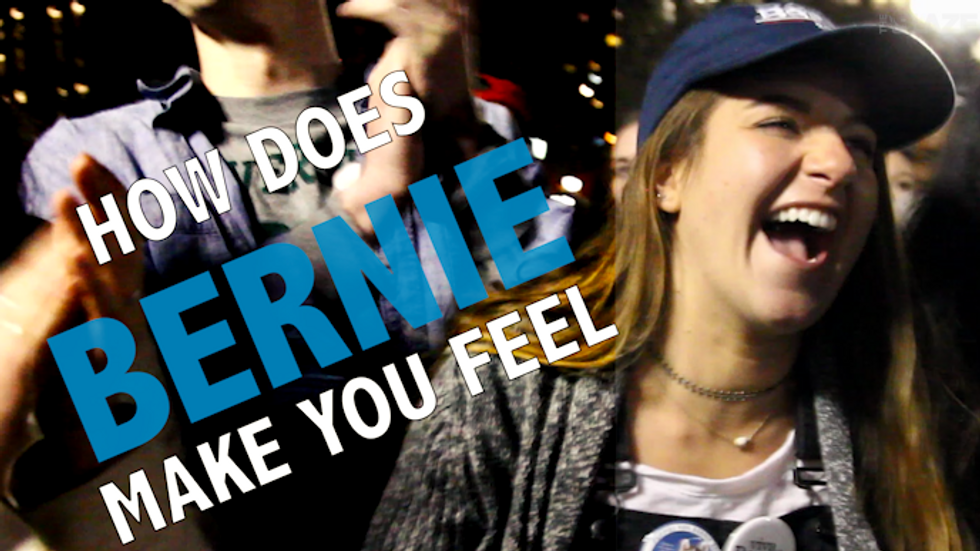 Sexy,' 'Powerful,' 'American': Here's How Bernie Sanders Supporters Say He Makes Them Feel