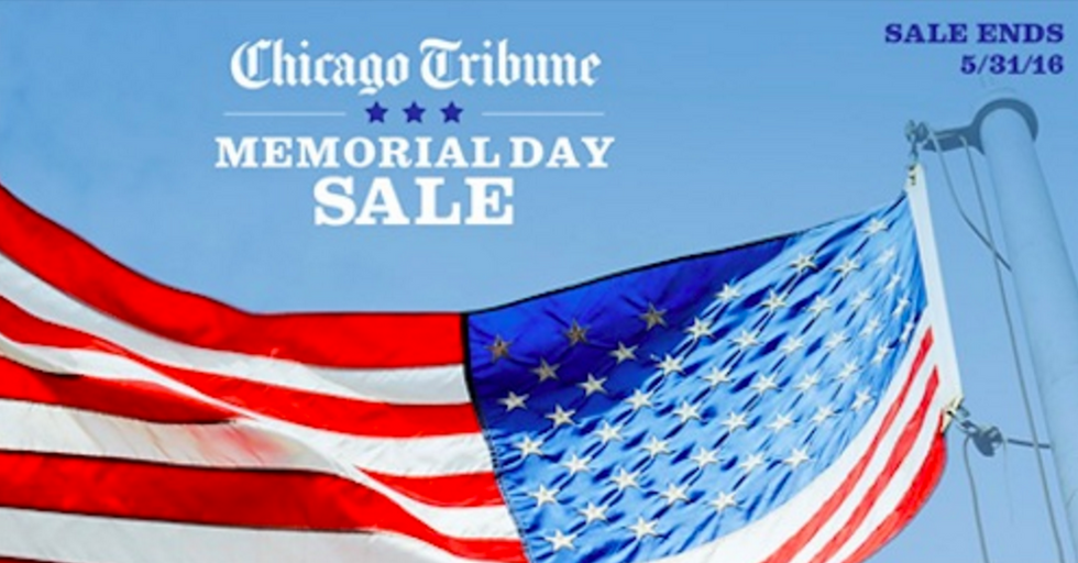 Can You See Why People are Furious with the Chicago Tribune's Memorial Day Sale Ad?