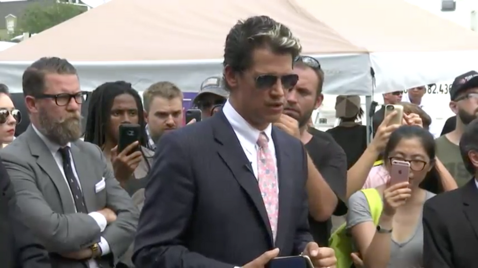 Gay Conservative Milo Yiannopoulos Holds 'Gays and Islam' Event Near Scene of Orlando Terror Attack, Issues a 'Warning From Europe
