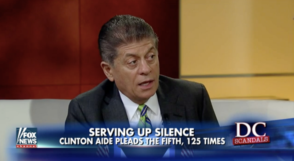 Why Judge Napolitano Says Fifth-Pleading IT Specialist Is Clinton’s ‘Beast in the Night’ in Email Scandal