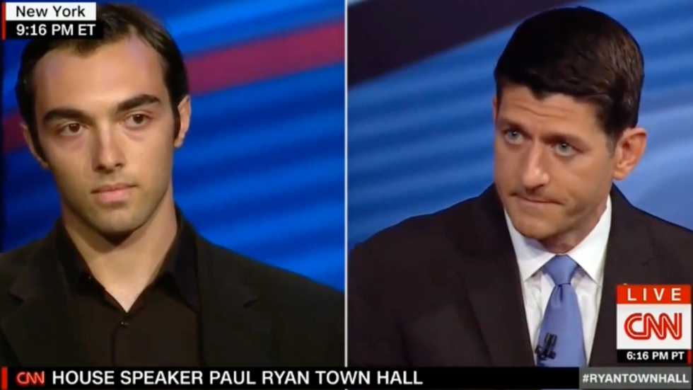 See How Paul Ryan Responds When Voter Asks How He Can 'Morally Justify' Supporting Donald Trump