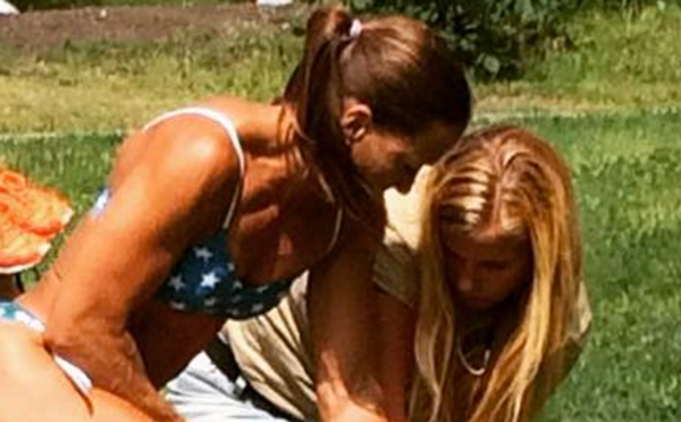 Bikini-Clad Police Officer Takes Down Suspect, Posts Photo of the Aftermath