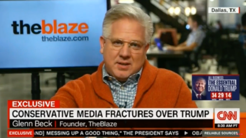 Glenn Beck Says Trump Will Be 'Fantastic' at Launching His Own TV Network