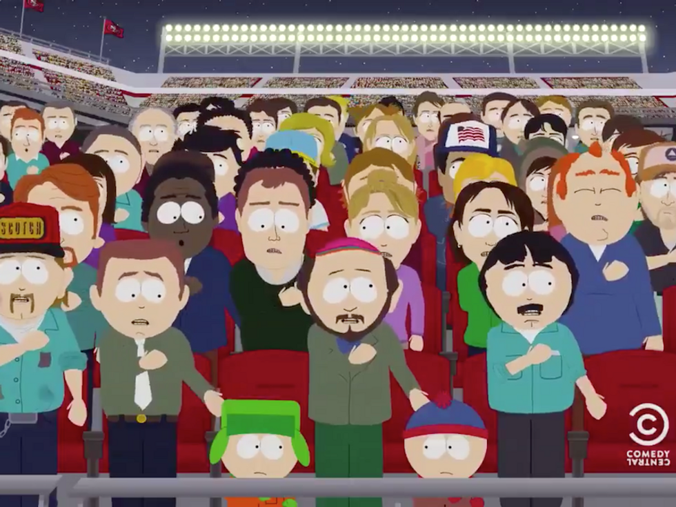 South Park' Takes Aim at Kaepernick's National Anthem Protest With Brutally Funny Parody