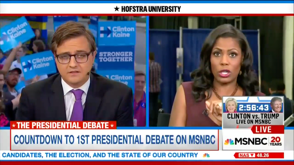 Trump supporter Omarosa shuts down MSNBC host over birther questions: 'Shame on you