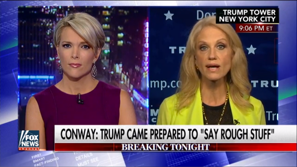 Megyn Kelly challenges Kellyanne Conway on Trump's past comments about women